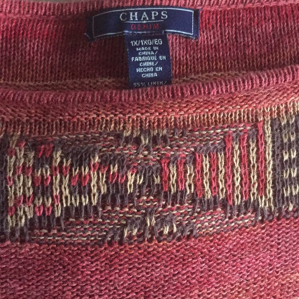 Ralph Lauren linen/cotton soft knit tunic